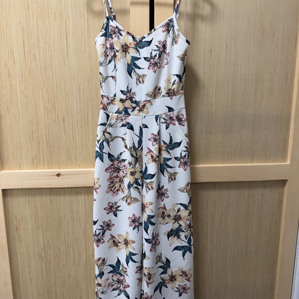 Floral Print Jumpsuit